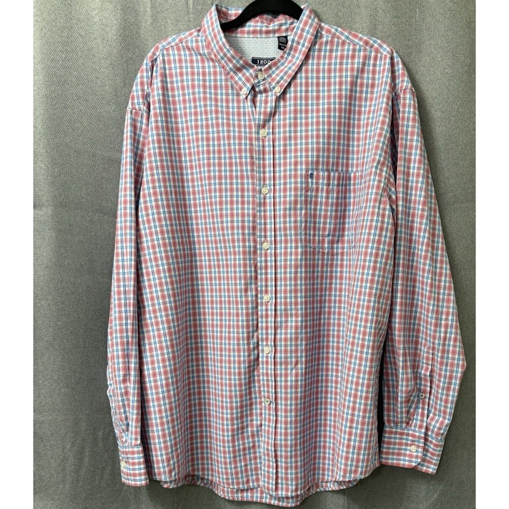 Izod mens shirt Long Sleeve‎  Size XXL